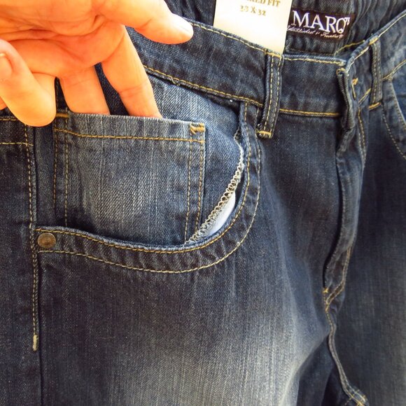 Marq 75 Mens Jeans Relazed Fit Distressed NWT 38 X  32 - Picture 4 of 12